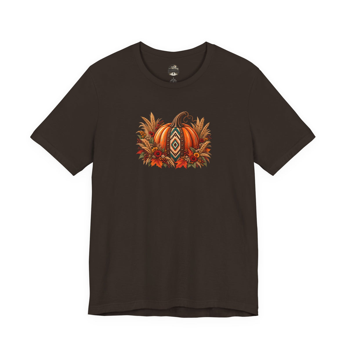 Fall Pumpkin & Sunflower Tee — Autumn Harvest Graphic T-Shirt