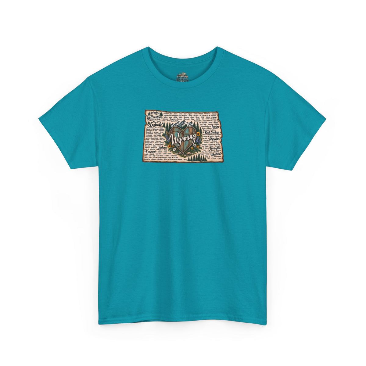 Wyoming State Outline Tee