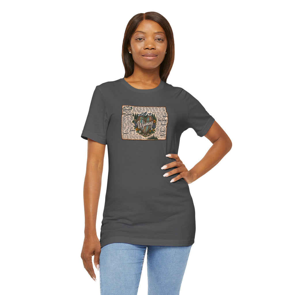 Wyoming State Outline Tee