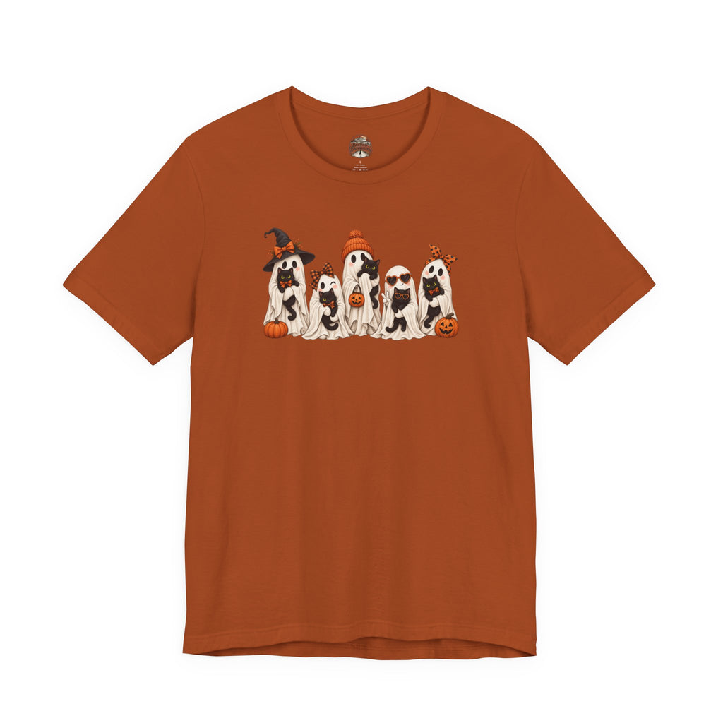 Halloween Ghost and Kittens T-Shirt
