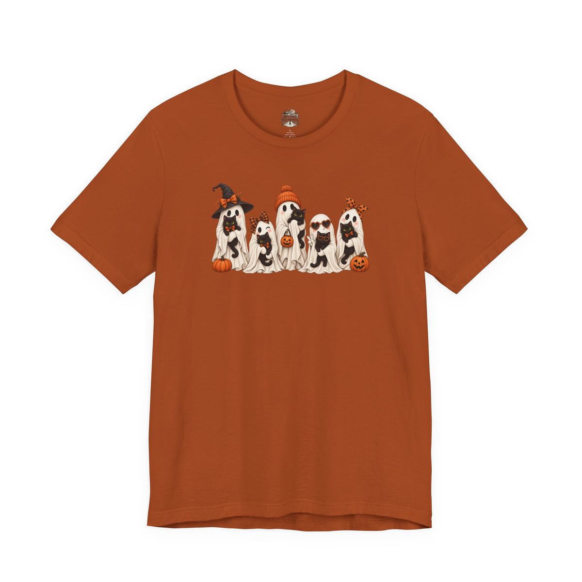 Halloween Ghost and Kittens T-Shirt