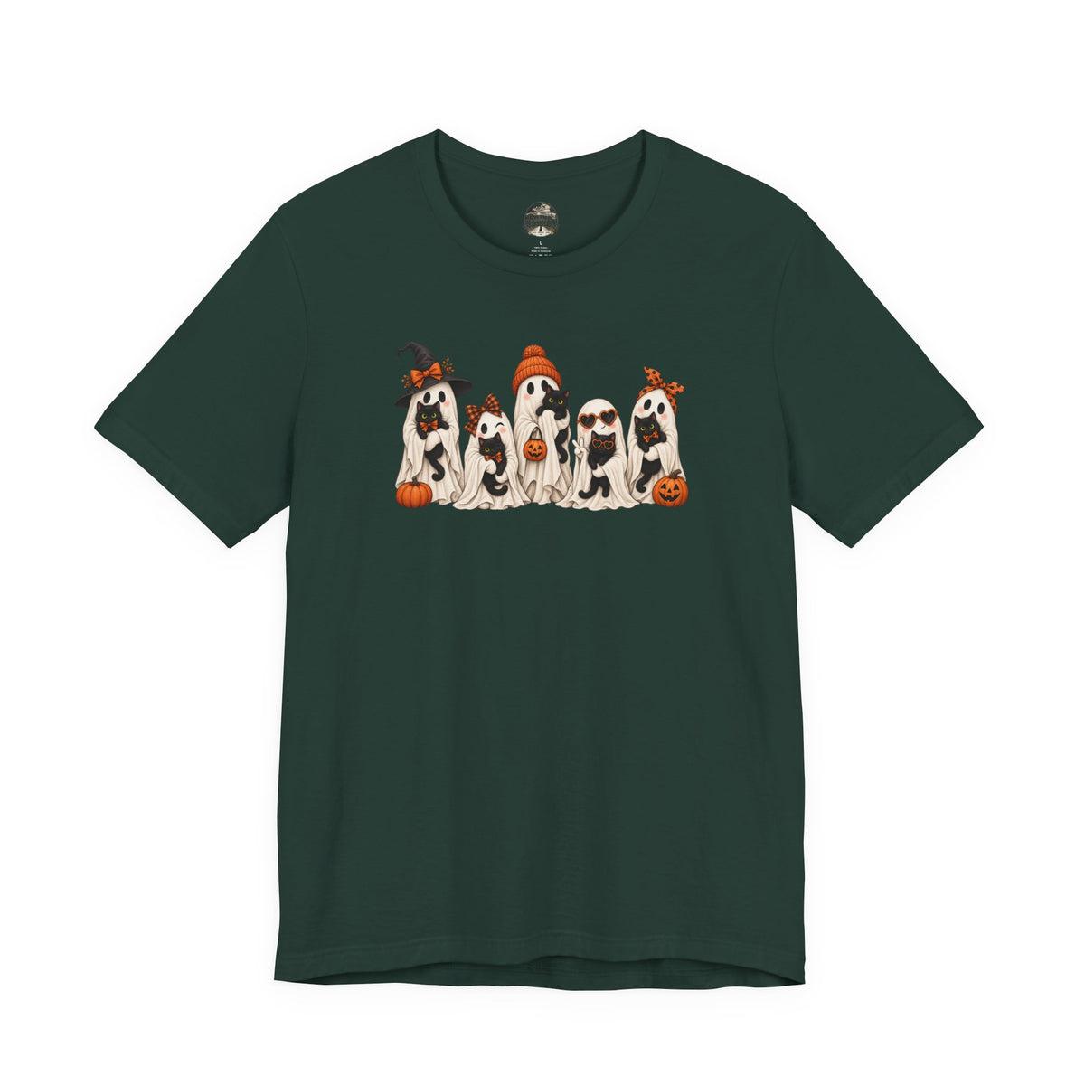 Halloween Ghost and Kittens T-Shirt