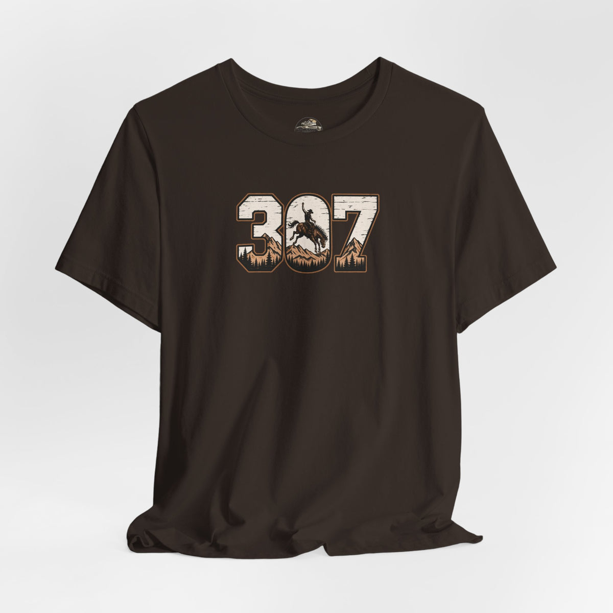 307 Wyoming Cowboy T-Shirt – Rustic Western State Pride Tee