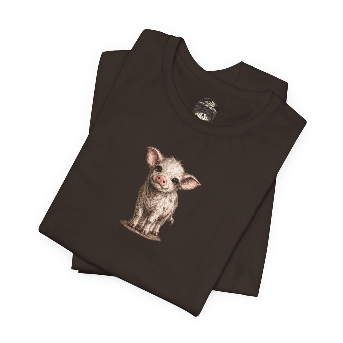 Cute Piglet T-Shirt — Adorable Farm Animal Tee for Animal Lovers