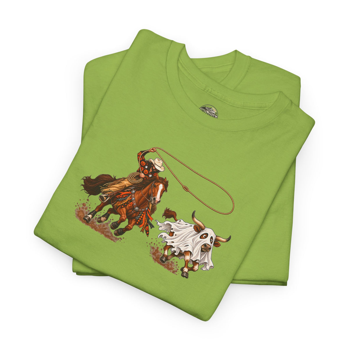 Halloween Steer and Cowboy Tee