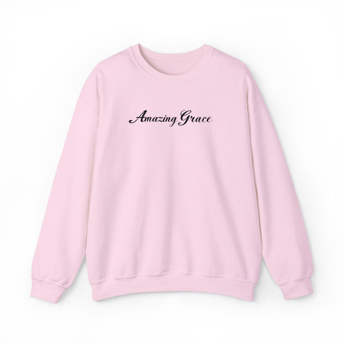 Amazing Grace Embroidered Crewneck Sweatshirt