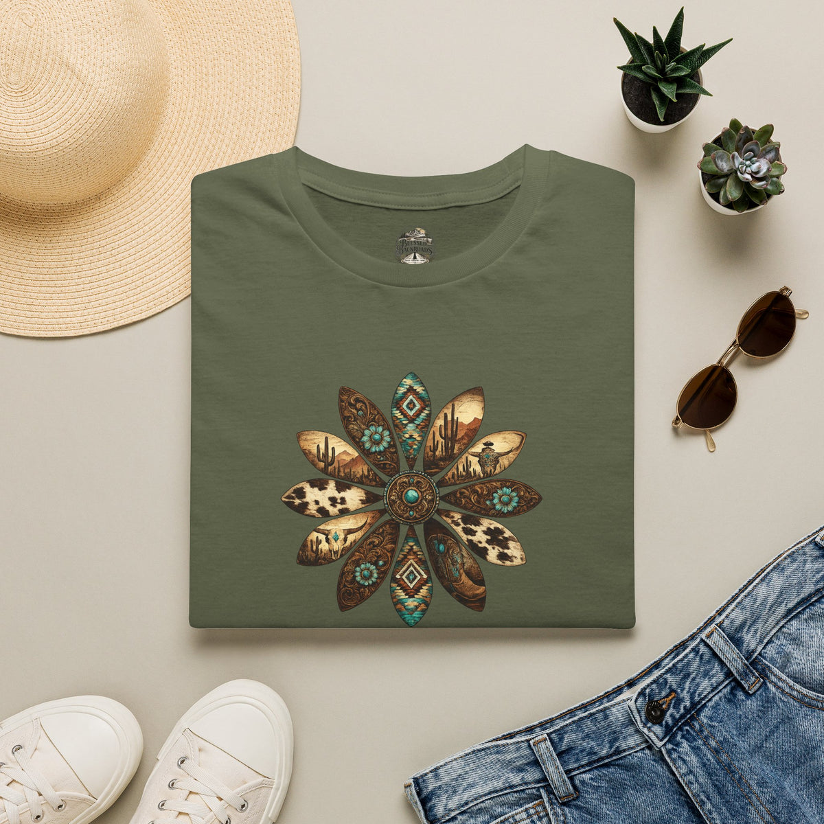 — Western Floral Graphic Tee