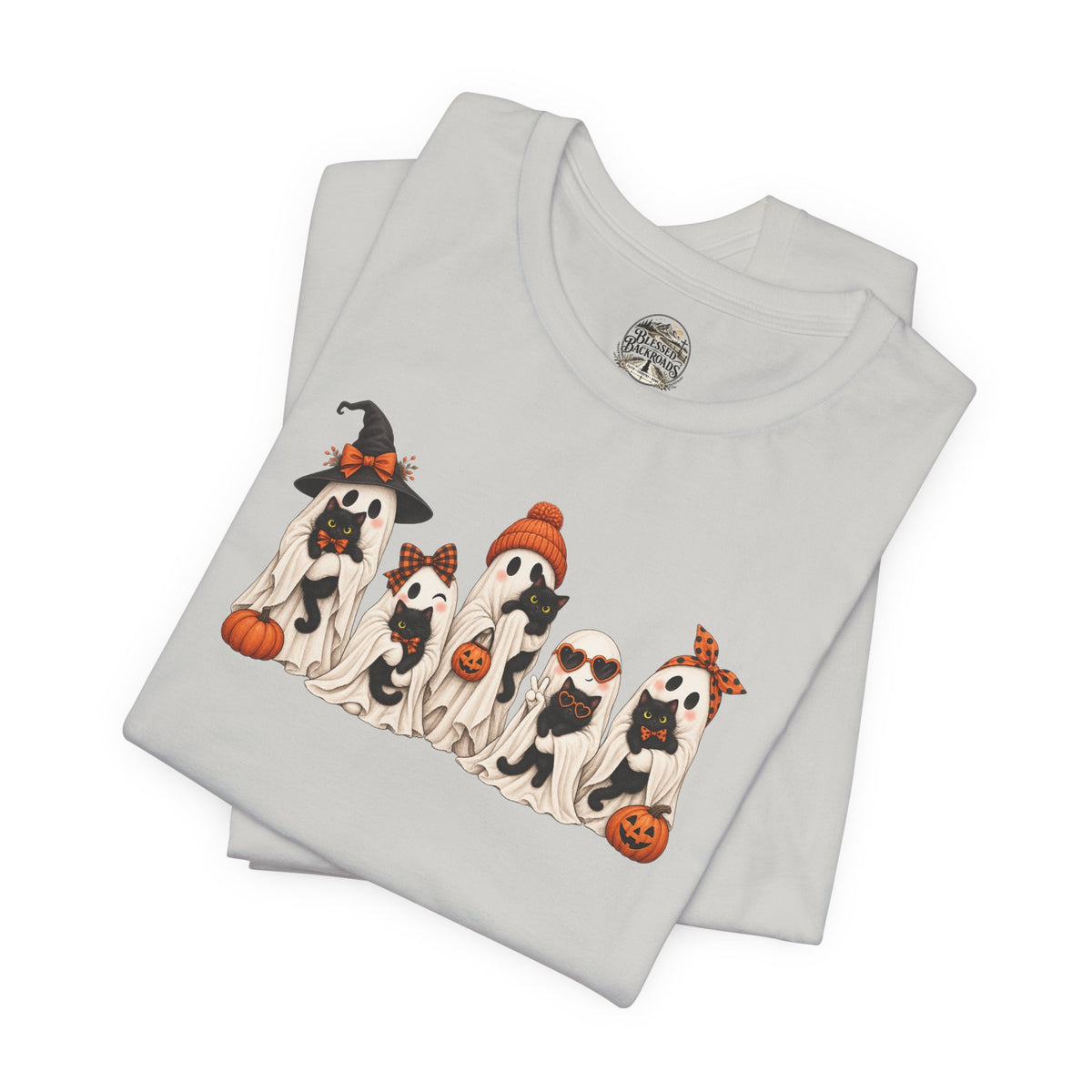 Halloween Ghost and Kittens T-Shirt