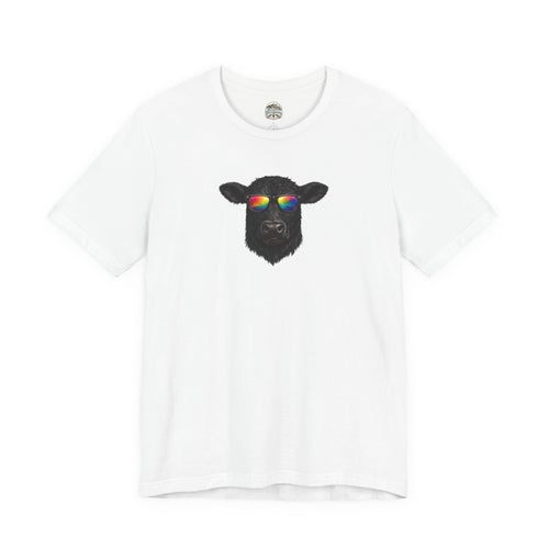 Black Cow With Sunglasses