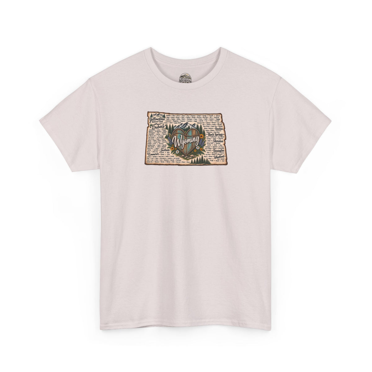 Wyoming State Outline Tee