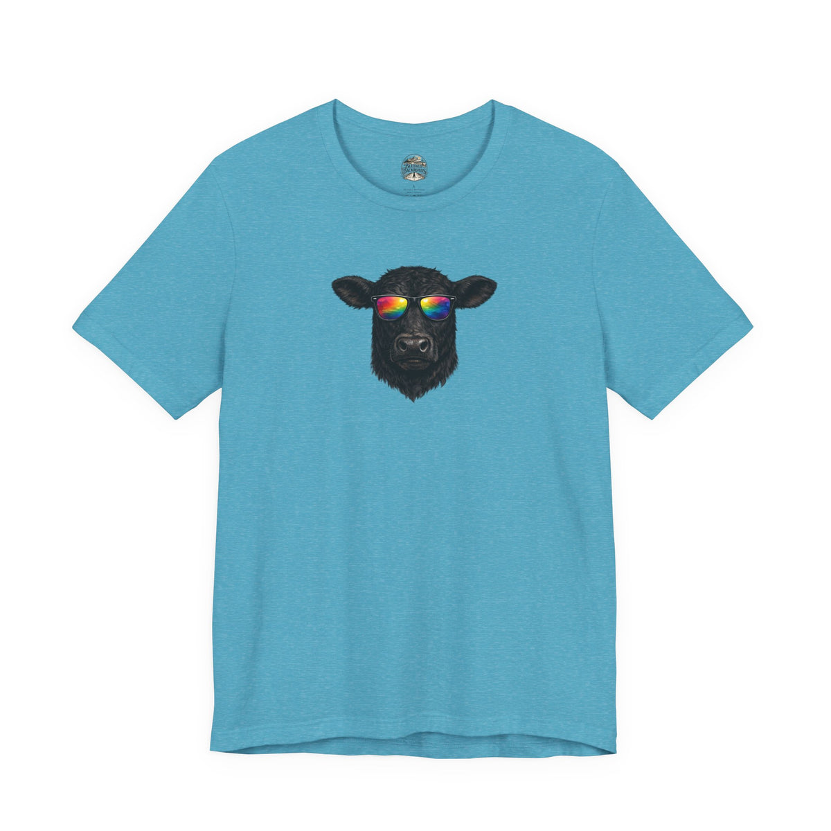 Black Cow With Sunglasses
