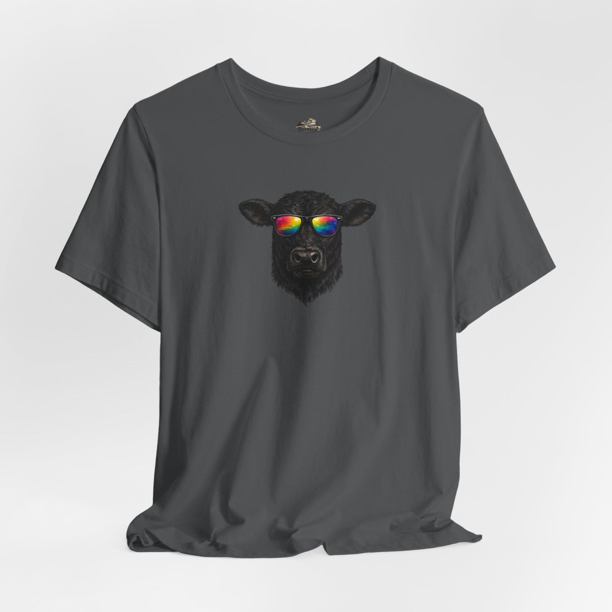 Black Cow With Sunglasses