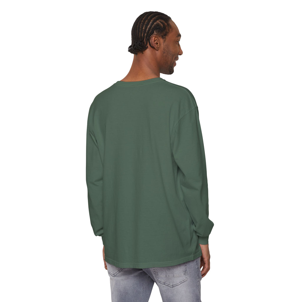 By His Grace Long Sleeve Shirt — Christian Faith Tee with Cross