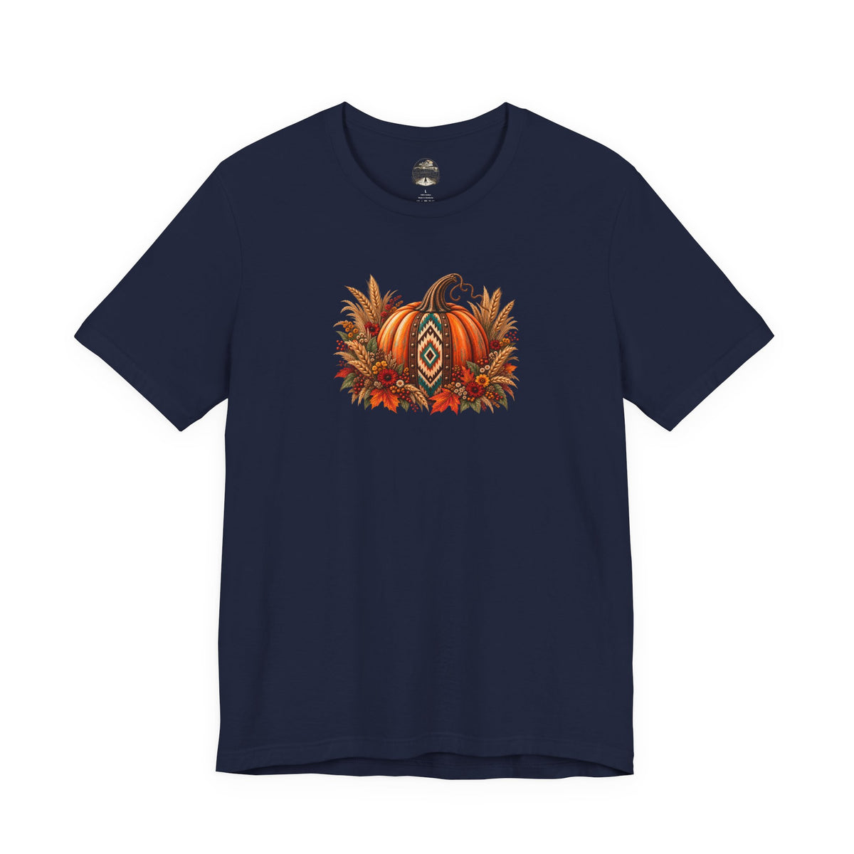 Fall Pumpkin & Sunflower Tee — Autumn Harvest Graphic T-Shirt