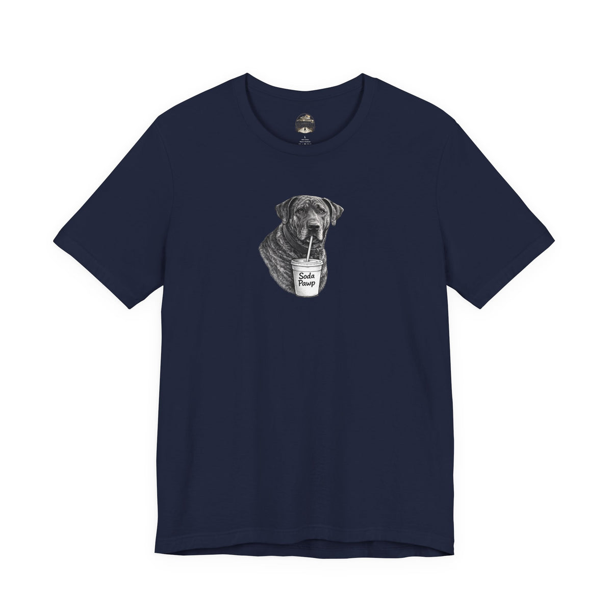 Dog With "Soda Pawp"