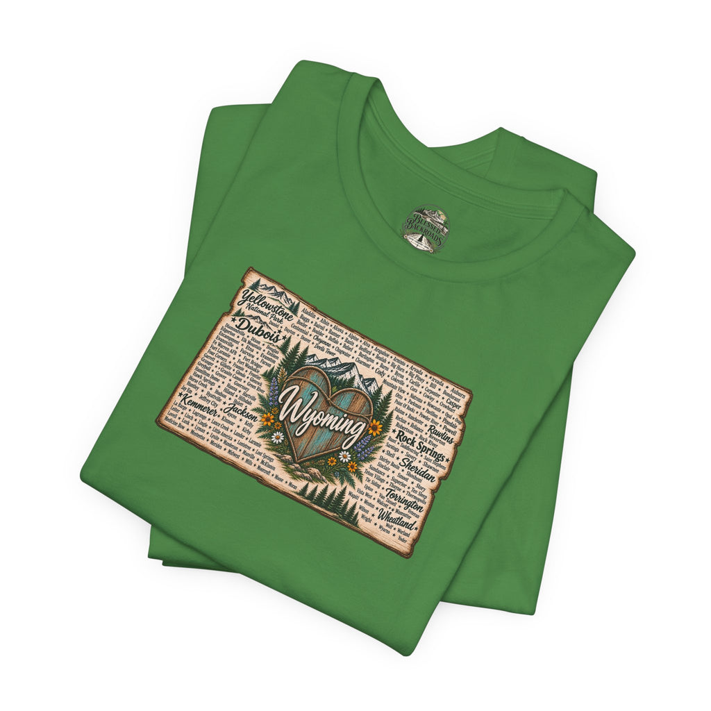 Wyoming State Outline Tee