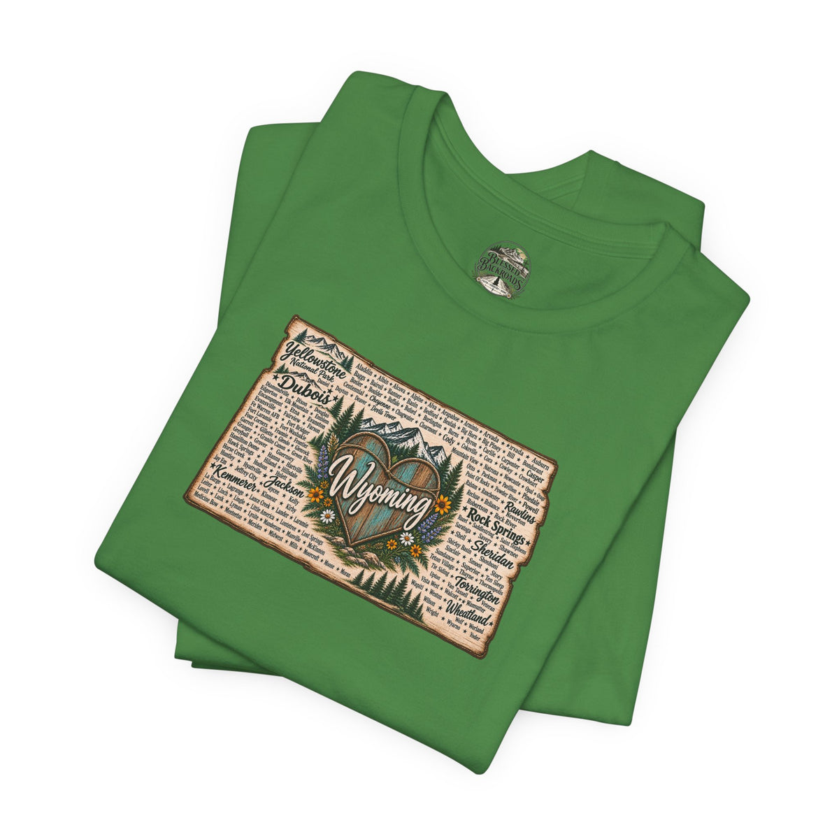 Wyoming State Outline Tee