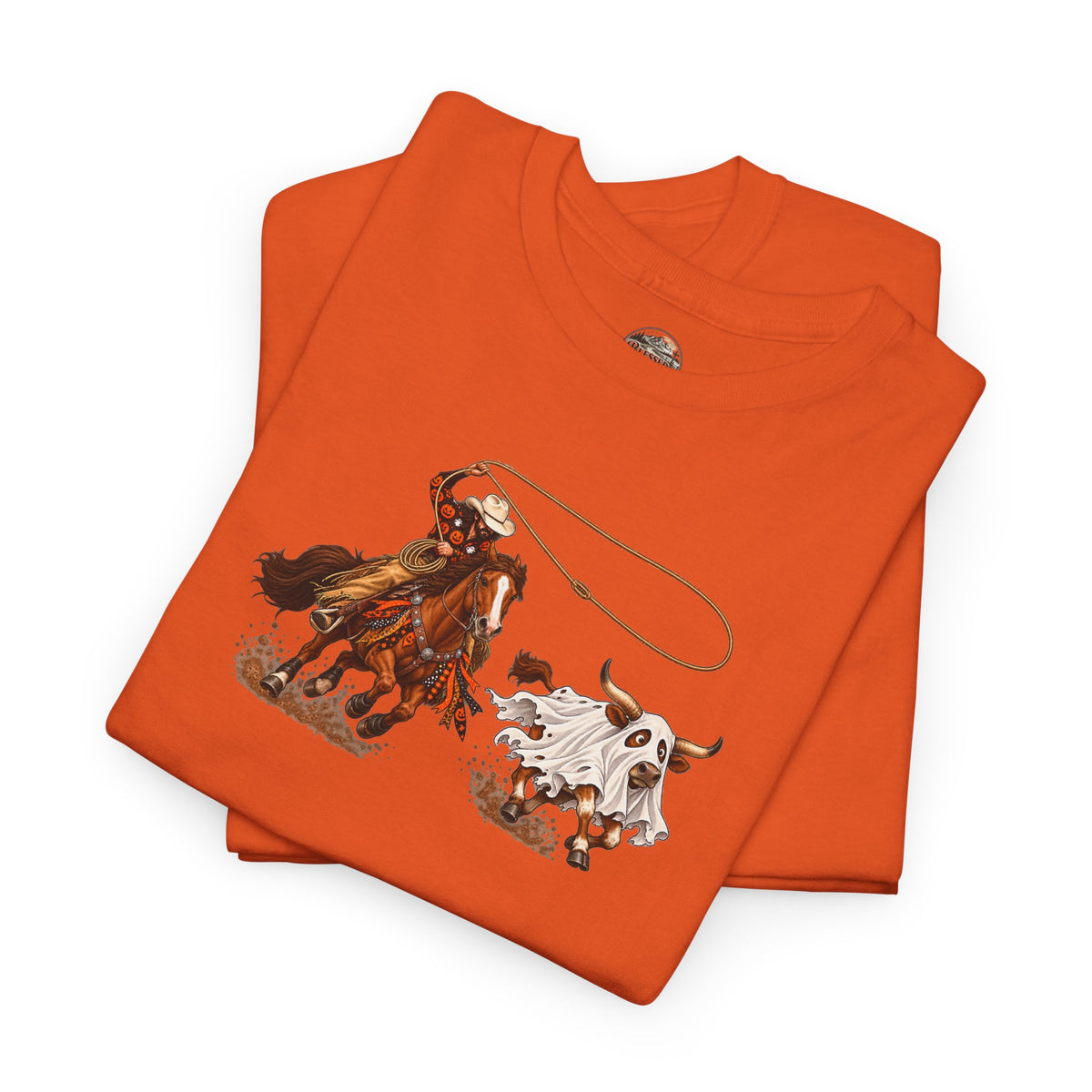 Halloween Steer and Cowboy Tee