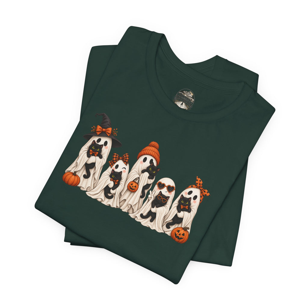 Halloween Ghost and Kittens T-Shirt