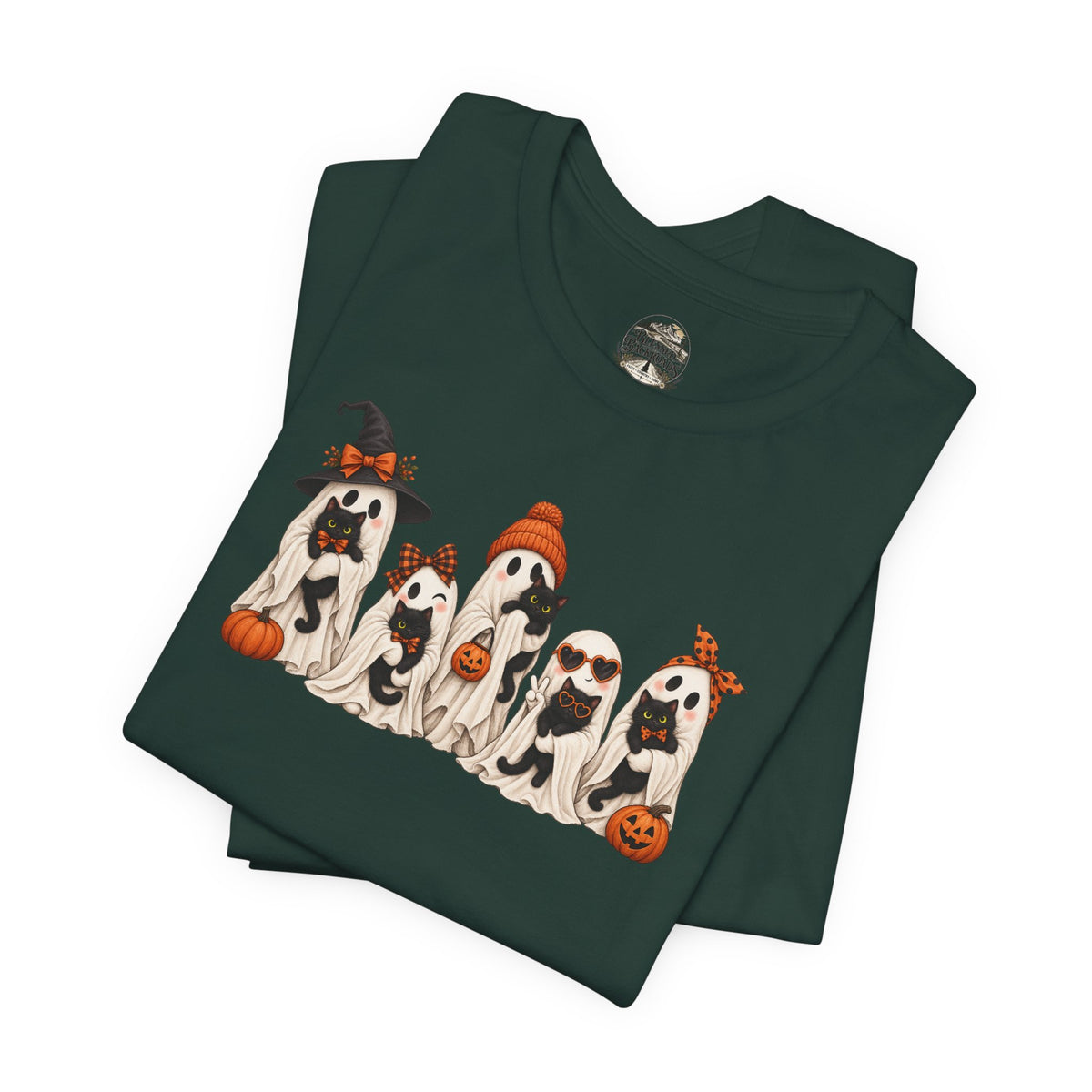 Halloween Ghost and Kittens T-Shirt