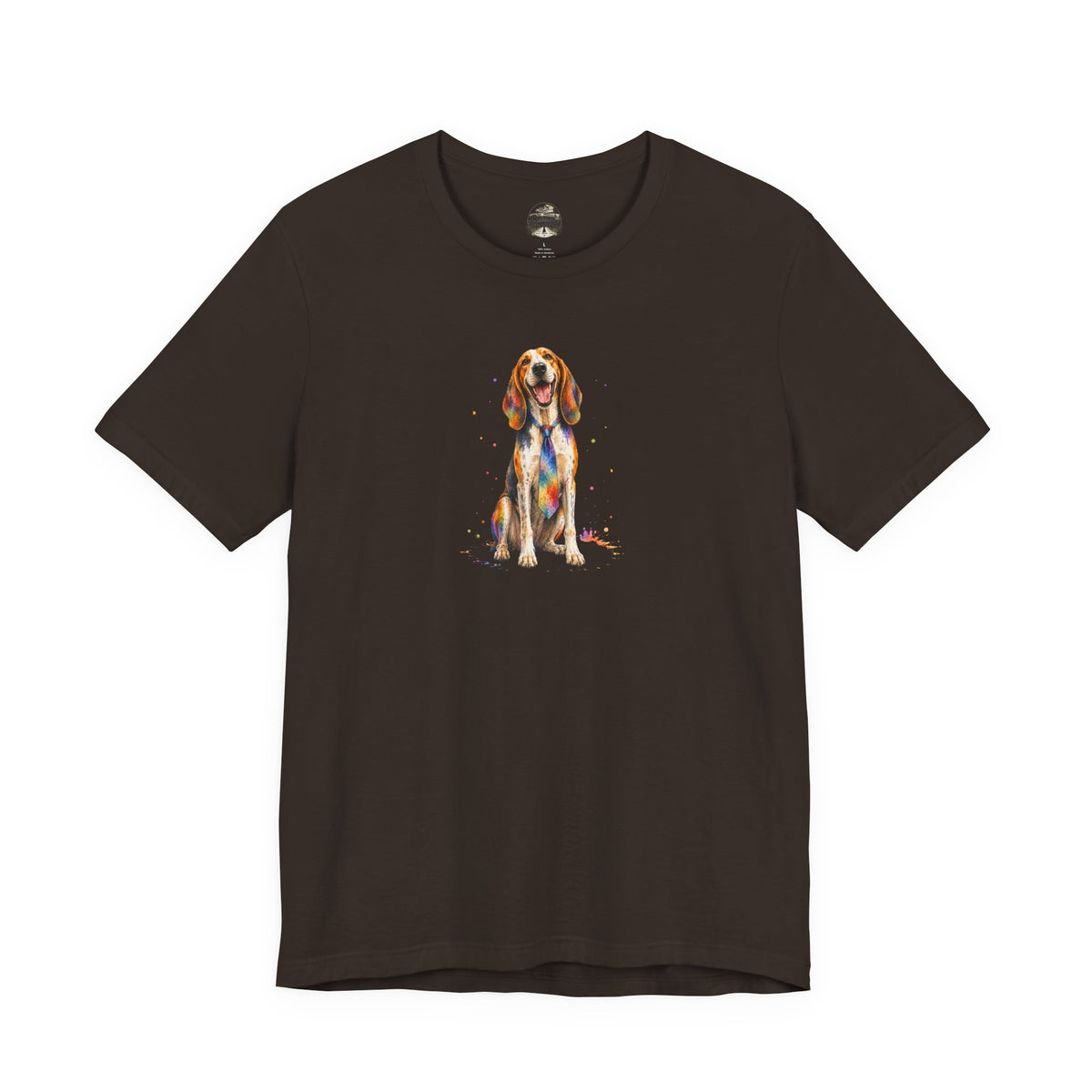 Hound Dog Watercolor T-Shirt – Colorful Dog Lover Tee