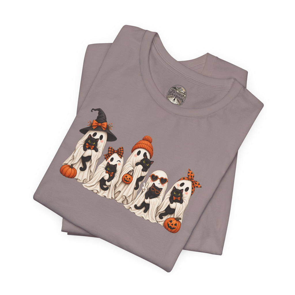 Halloween Ghost and Kittens T-Shirt