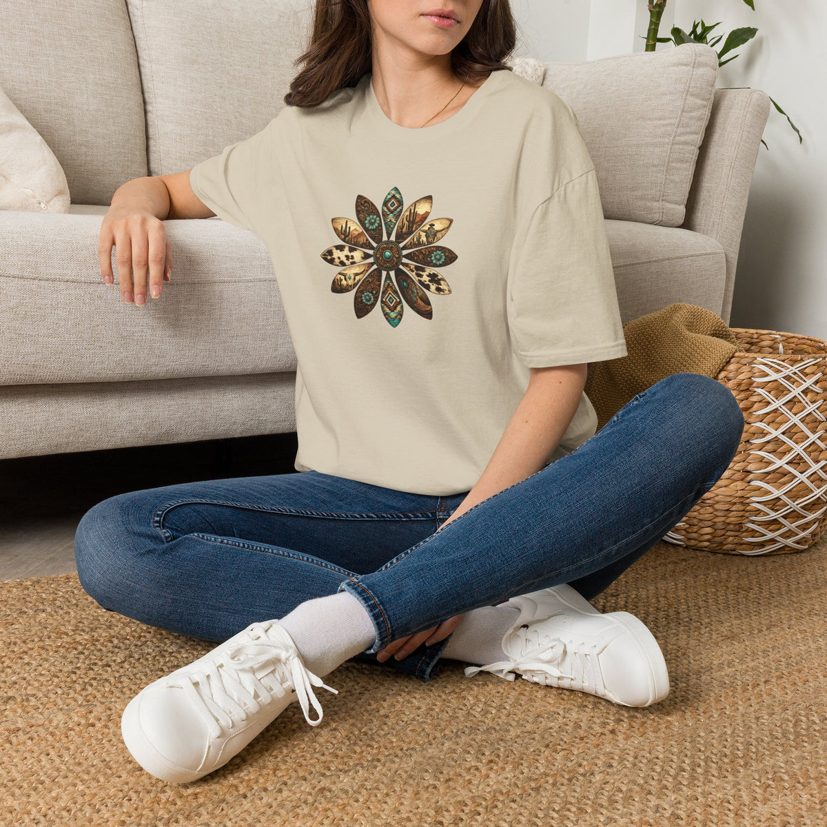 — Western Floral Graphic Tee