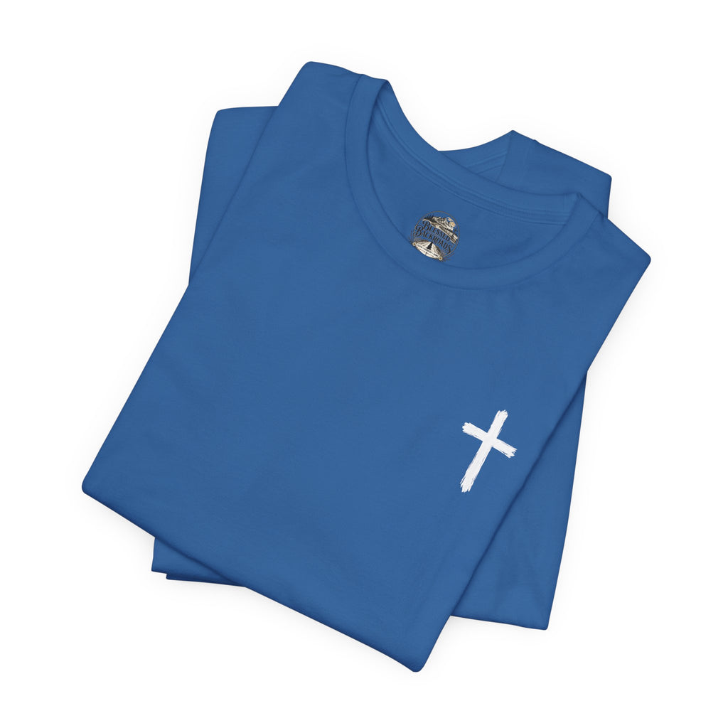Faith Cross T-Shirt — "When You Can't See the Way, Trust the One Who Is the Way" Christian Tee