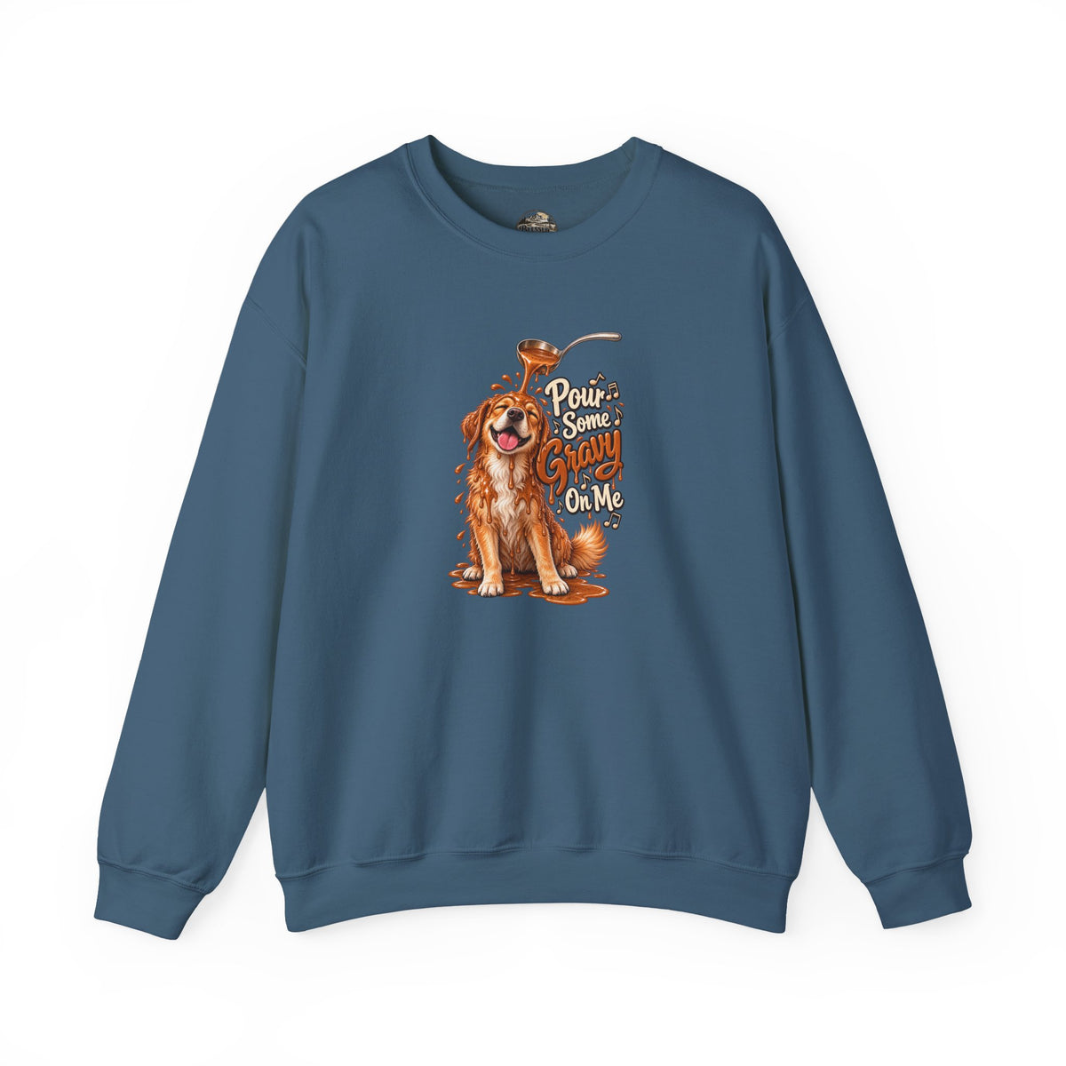 Golden Retriever Puppy Thanksgiving Crewneck Sweatshirt