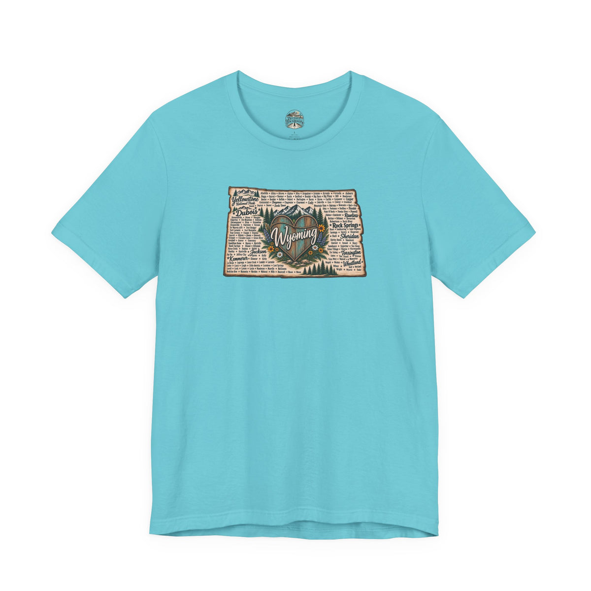 Wyoming State Outline Tee