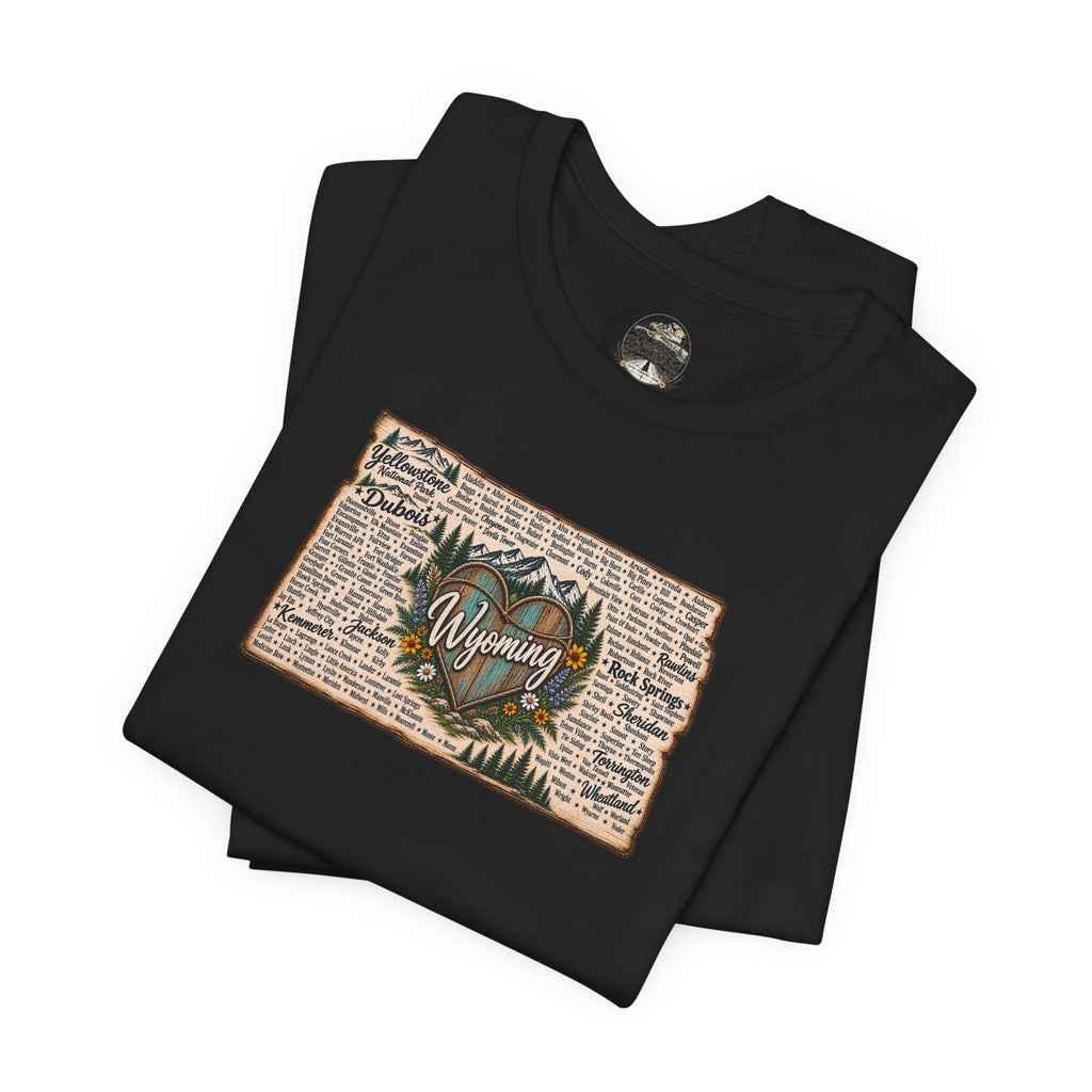 Wyoming State Outline Tee