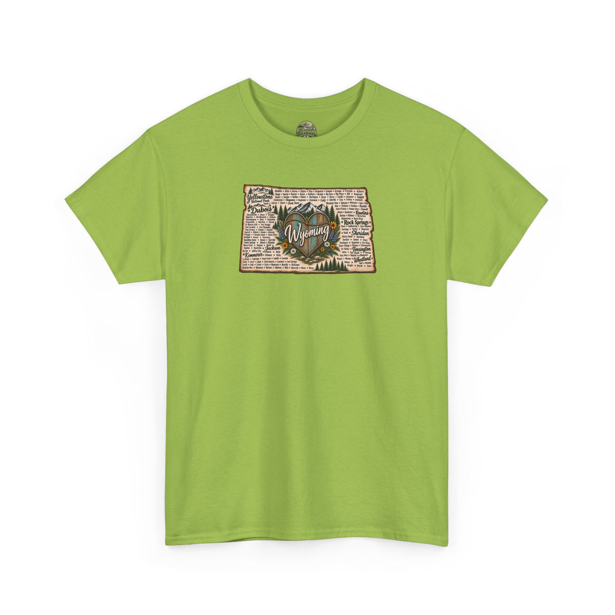 Wyoming State Outline Tee