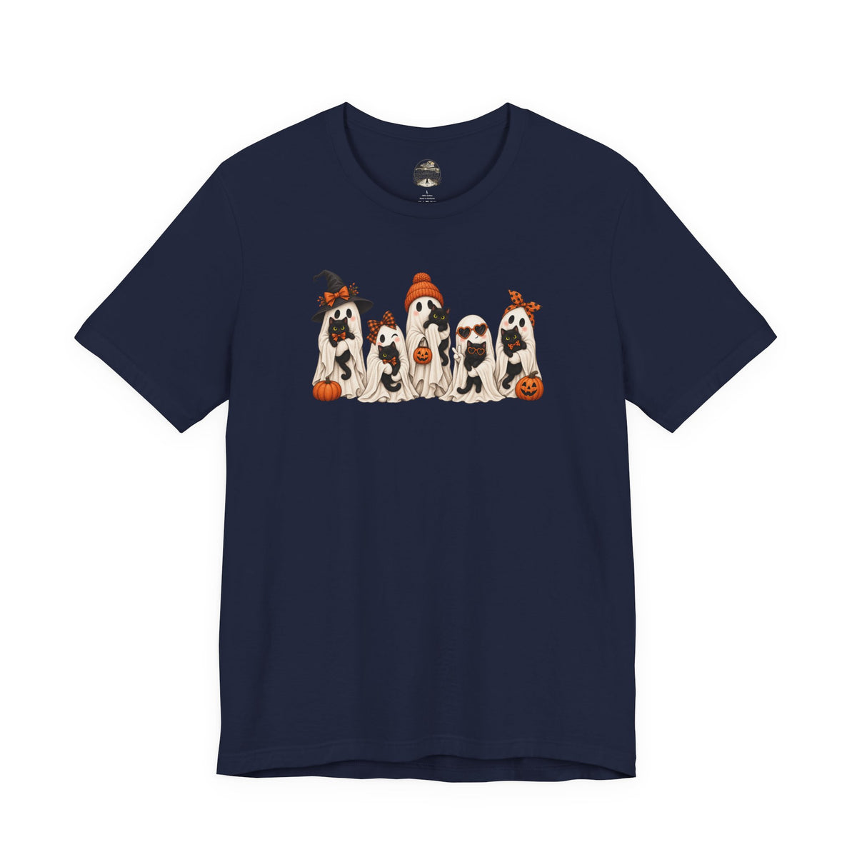 Halloween Ghost and Kittens T-Shirt