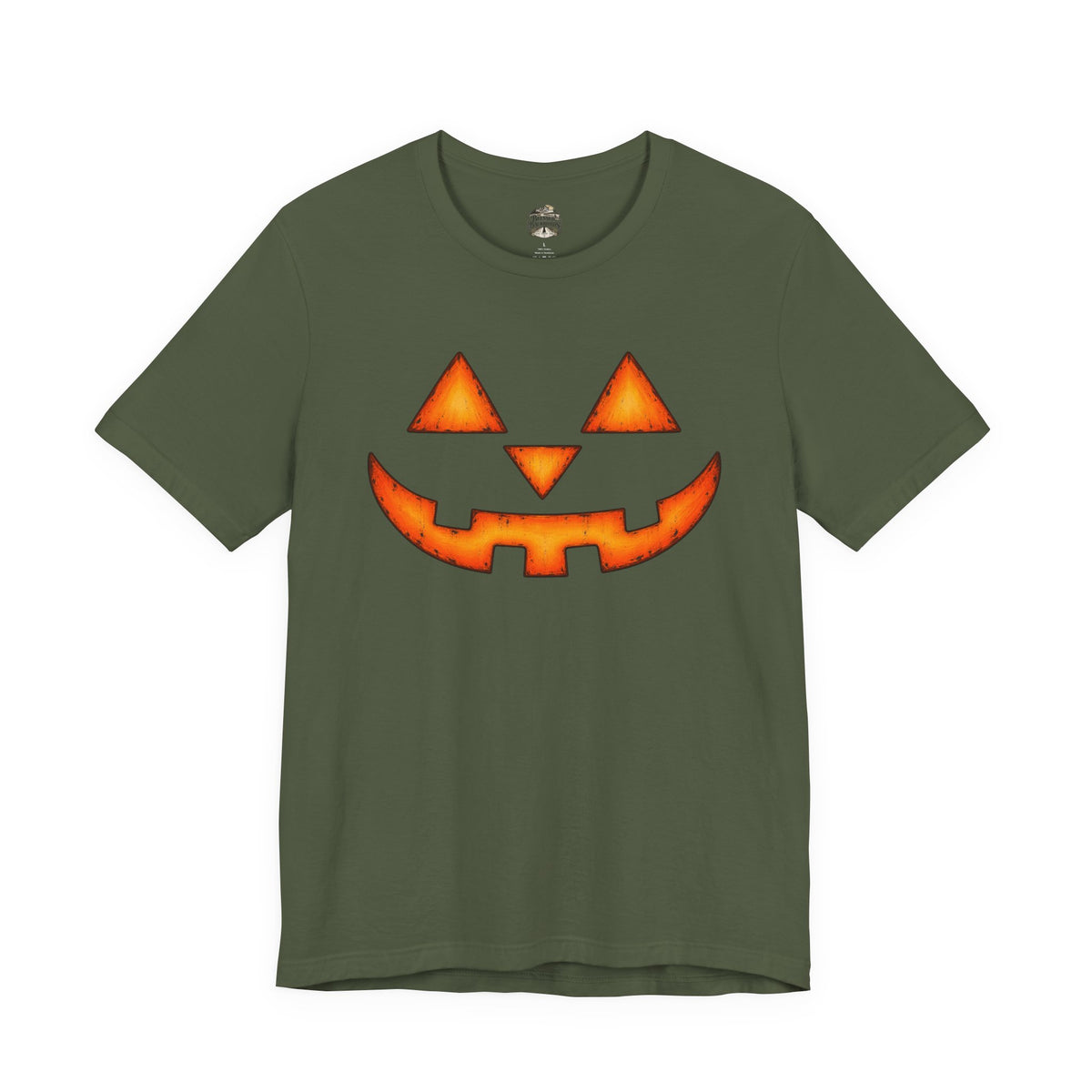 Pumpkin Jack-O'-Lantern Tee — Halloween Pumpkin Face T-Shirt