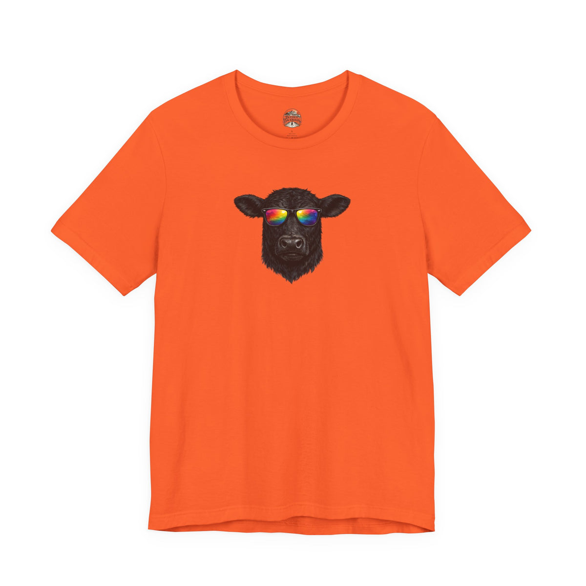 Black Cow With Sunglasses