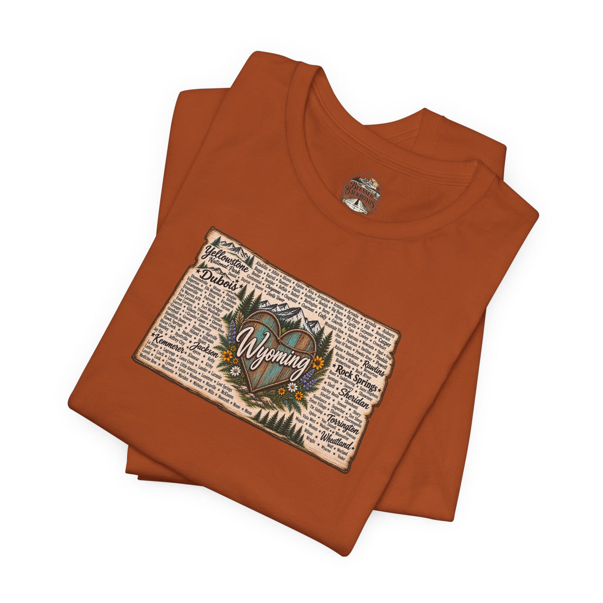 Wyoming State Outline Tee