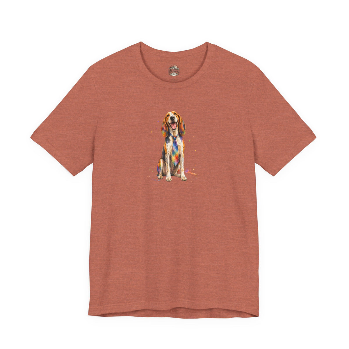 Hound Dog Watercolor T-Shirt – Colorful Dog Lover Tee
