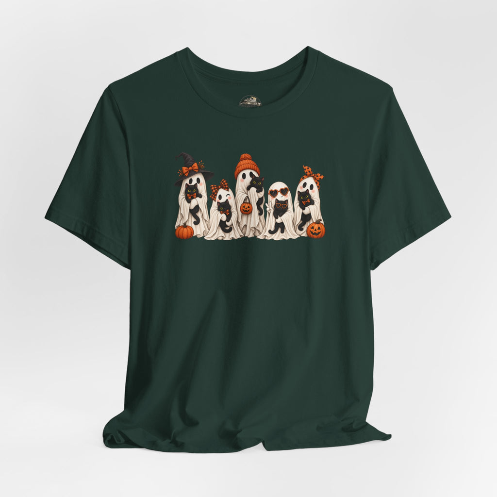 Halloween Ghost and Kittens T-Shirt