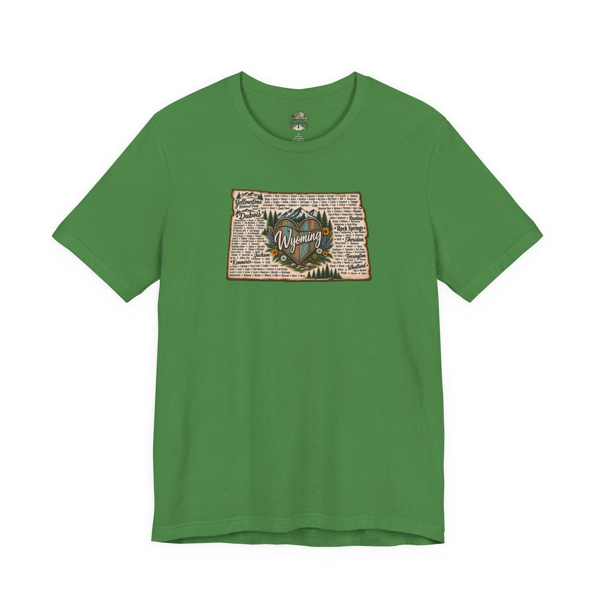 Wyoming State Outline Tee