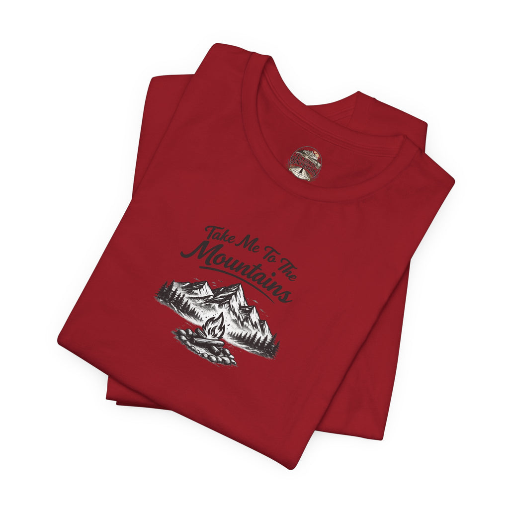 Take Me To The Mountains T-Shirt — Camping & Hiking Graphic Tee