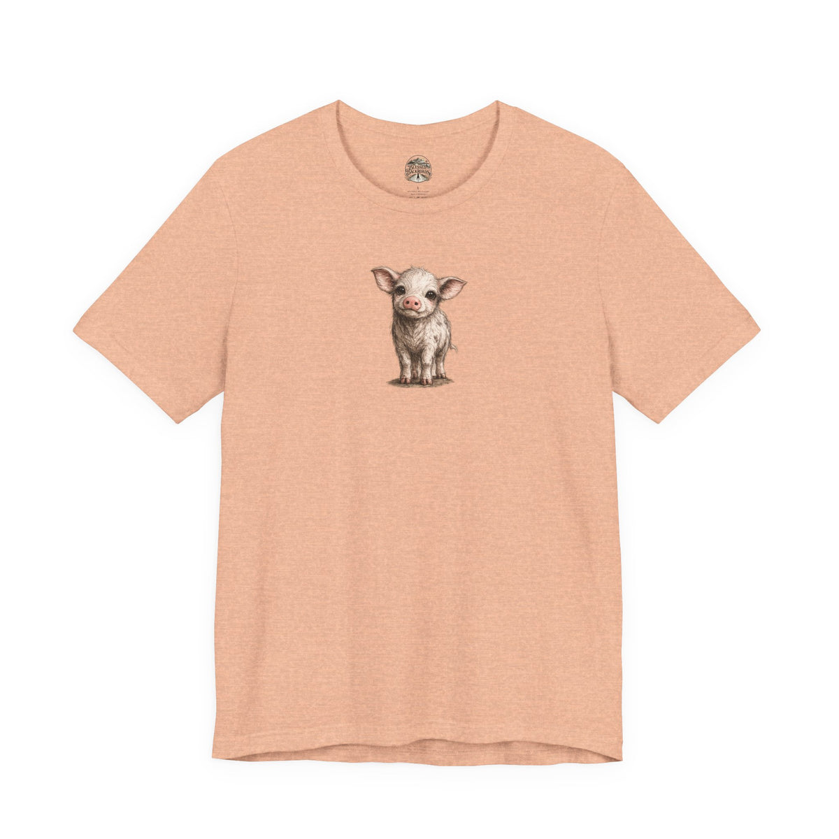 Cute Piglet T-Shirt — Adorable Farm Animal Tee for Animal Lovers