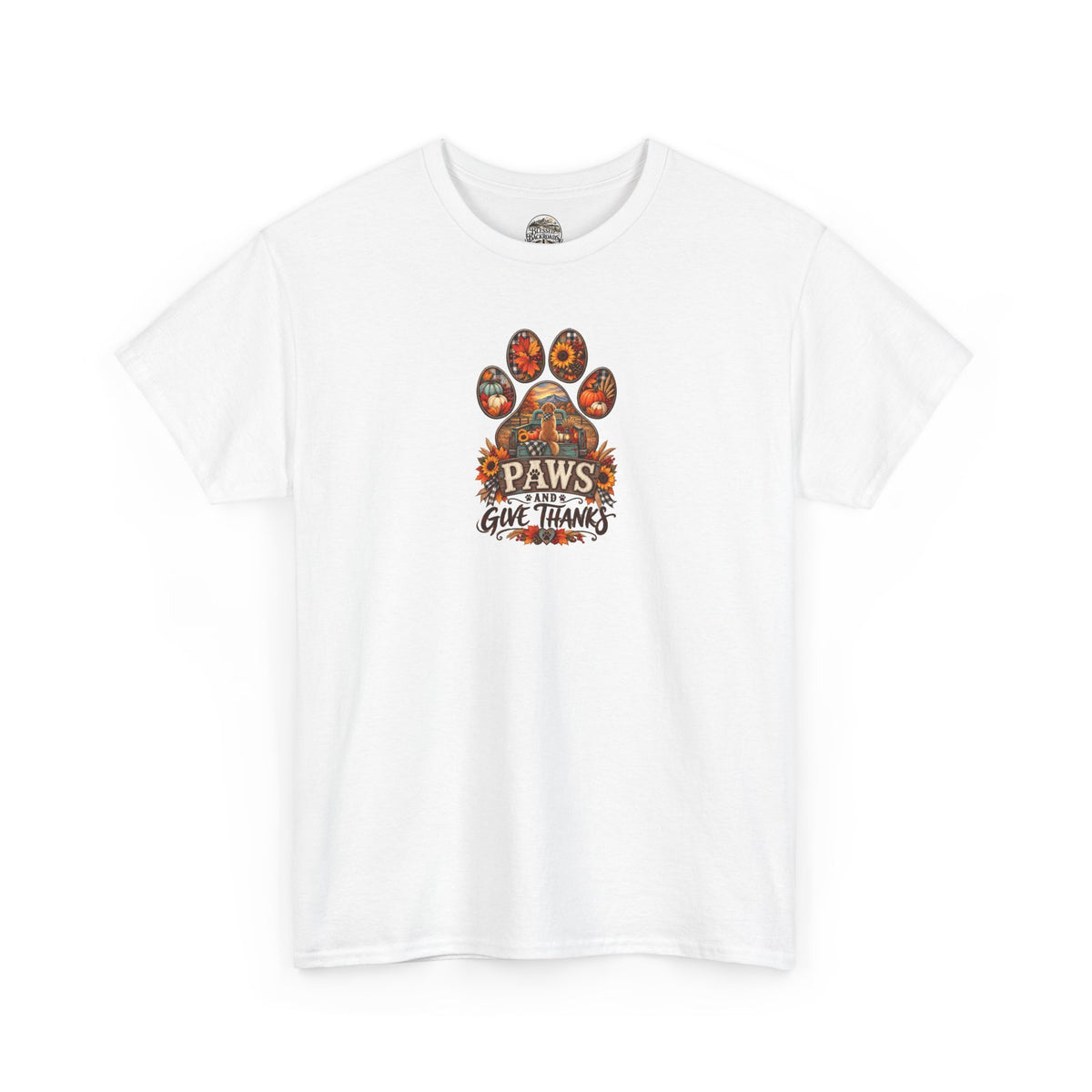 Thankful Paws Thanksgiving T‑Shirt