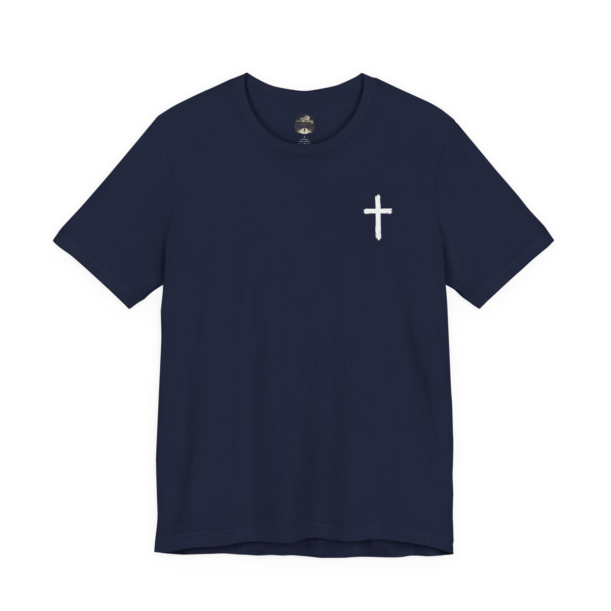 Faith Cross T-Shirt — "When You Can't See the Way, Trust the One Who Is the Way" Christian Tee