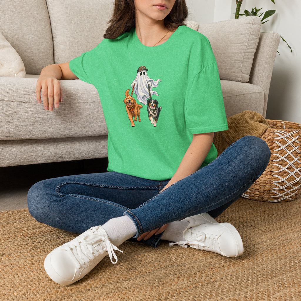 Halloween Ghost with Dogs T-Shirt