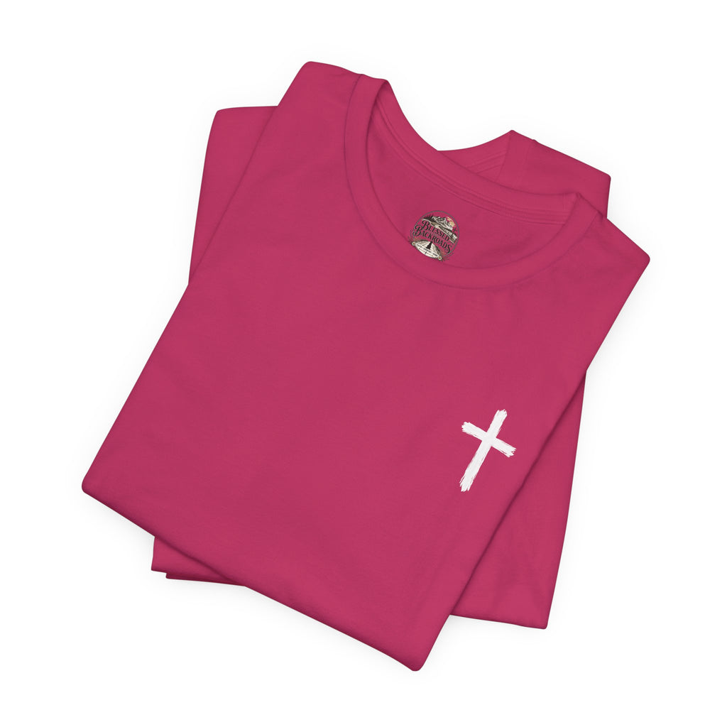 Faith Cross T-Shirt — "When You Can't See the Way, Trust the One Who Is the Way" Christian Tee