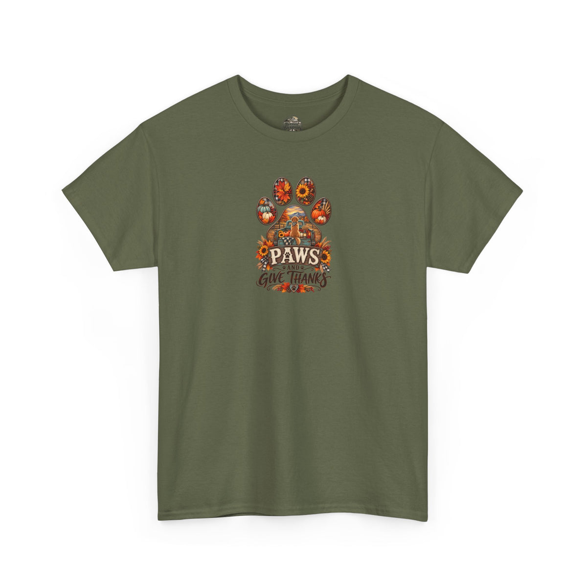 Thankful Paws Thanksgiving T‑Shirt