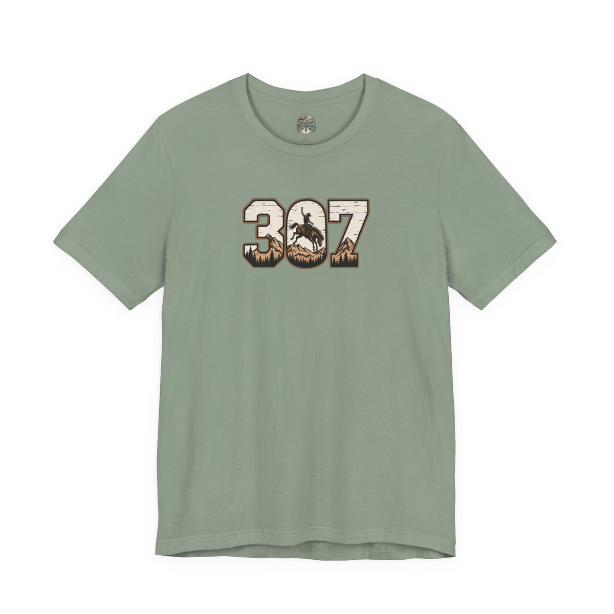 307 Wyoming Cowboy T-Shirt – Rustic Western State Pride Tee