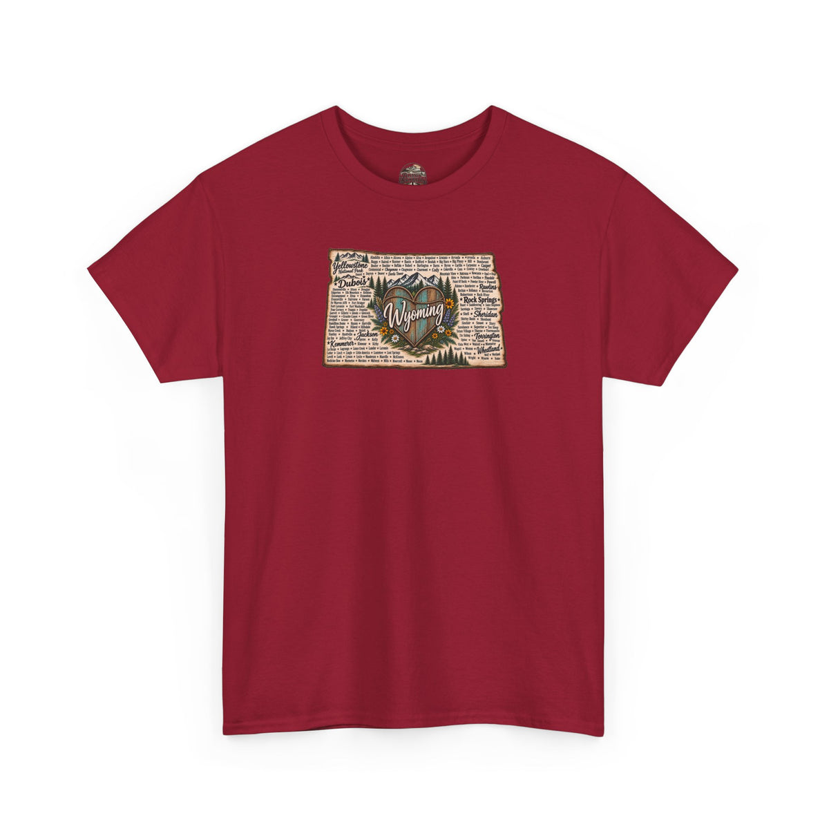 Wyoming State Outline Tee