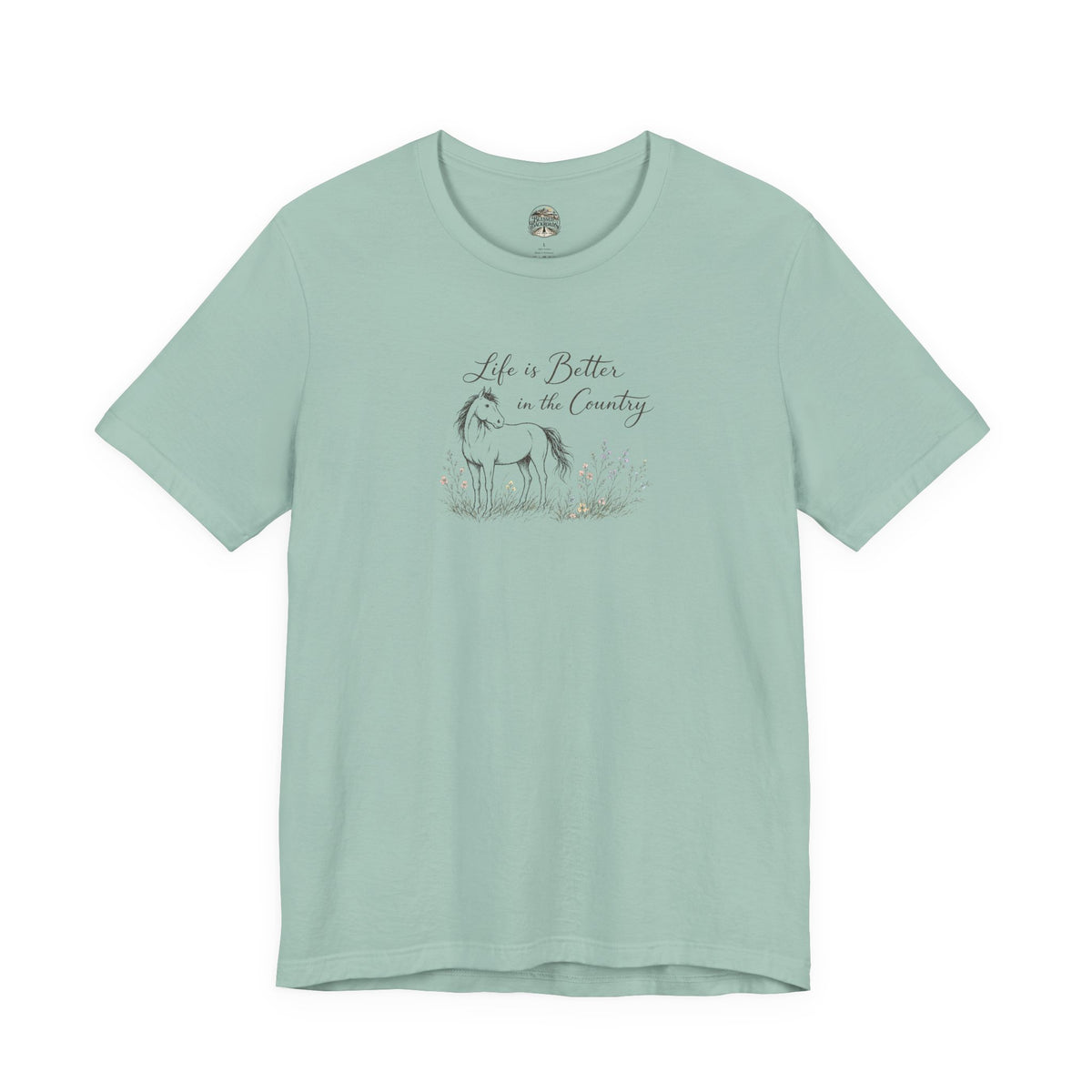 Country Life Horse Graphic Tee – "Life is Better in the Country"