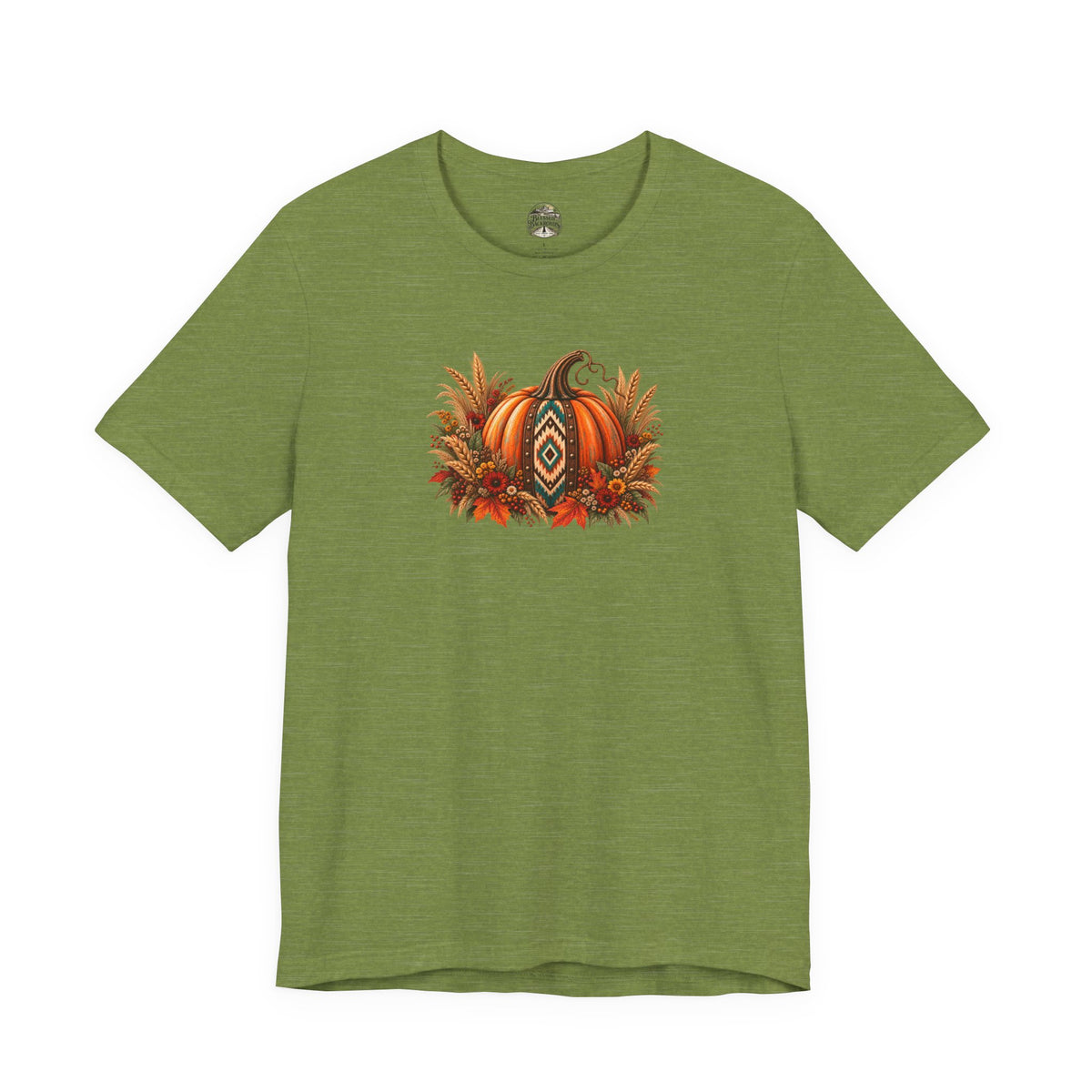 Fall Pumpkin & Sunflower Tee — Autumn Harvest Graphic T-Shirt